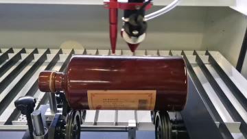 CO2 laser machine for Wine bottle