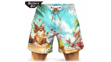 Recycled material shorts