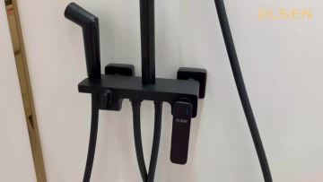 Black Thermostatic Shower Set - DL-08507BK