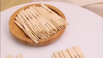 Disposable Bamboo Fruit Fork