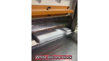 White silicone block
