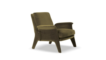 Modern style high-end plush casual chair