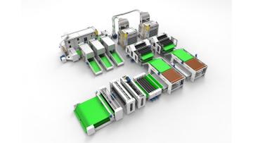 wadding production line