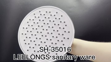Leelongs Bath Wall Mounted ABS Round 20CM Chromed Ducha Rainfall Overhead Shower1