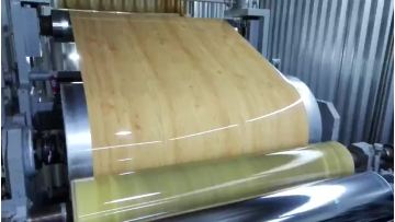 PVC/PET/PET+PVC Film Laminating Metal Steel Coil1