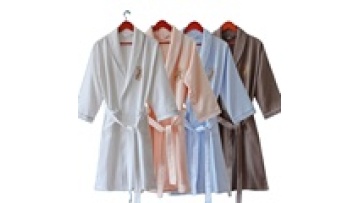 Fashionable Patterns Customized Weight Waffle Bathrobe1