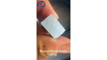 Blue silicone foam strip