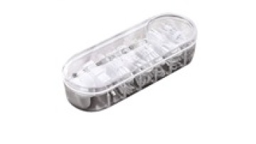 Portable Clear Plastic Rectangle Cable Storage Box Plastic Data Line Storage Organizer With Lid1