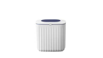Plastic in-cabinet kitchen trash bin
