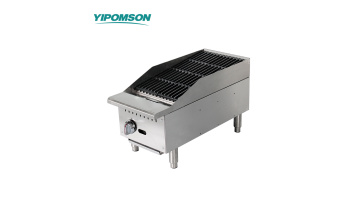 Countertop gas charbroiler BBQ grill