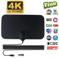 Kebidumei 4K 25DB High Gain HD TV DTV Box Digital EU Plug 50 Miles Booster Active Indoor TV Antenna Aerial HD Flat Design Newest