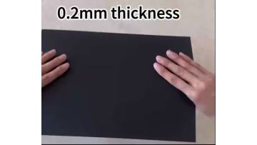 PVC thickness display