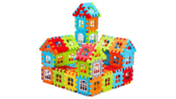 Children's 100 Colored DIY Building Block Set – Safe and Educational Puzzle Toy1