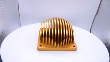 High Quality Custom LED Heat Sink Circular Large CNC Machining Metal Milling Turning Aluminum Processing Parts Custom Heat Sink1