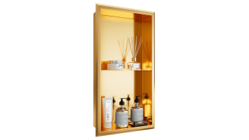 Stainless steel bathroom niche