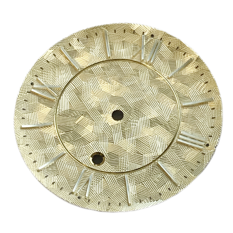 Custom Dish watch dial in curved index