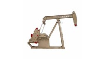 Oil field well sucker rod pump unit with API 11E1