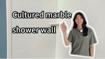 cultured marble shower wall panel