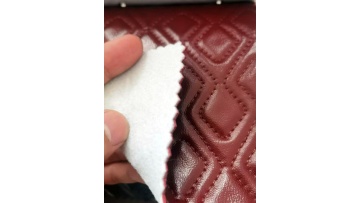 Waterproof Pvc Coated Leather Faux Suede Environmentally Friendly Fabric for Luggage K512
