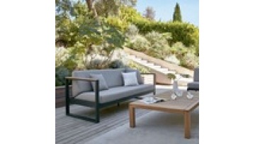 new design  low price  High density sponge furniture Metal  Aluminum alloy  Waterproof  Hotel Patio Garden  Outdoor sofa1