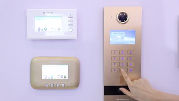 Apartment Video Door Bell Home Videophone With Multiple Monitoring Units Two-way Voice Color Video Door Phone1
