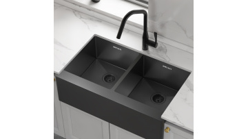 Modern Stainless Steel Black Apron Sink