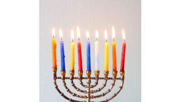 Chanukah Hanukkah Beeswax Candles
