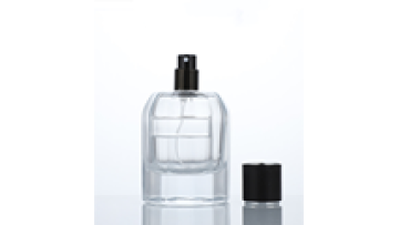 Flat Square Perfume Bottle 50ml Clear Spray Thickened Glass Bottle 100ml Divided Into Empty Bottles1