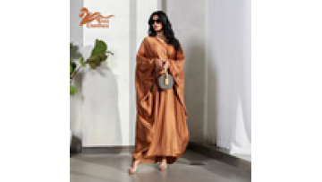 Dubai Solid Open Abaya for Muslim Woman Batwing Sleeve Moroccan Saudi Cardigan Elegant Casual Loose Kaftan Fashion Robe1