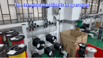 Terminal Crimping Machine In Operation | Wire Harness Production