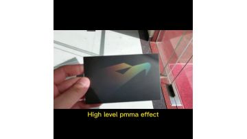 Black glass panel