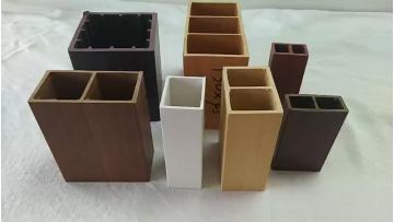 Square Garden Wpc Fence Panel Moisture-Proof Easy Installation1