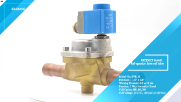 EVR 25 NC 1 1/8'' Solder Refrigeration Solenoid Va