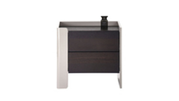 Auxford  hot sale storage ash wood solid wood nightstand brown bed side table nightstands for bedroom1