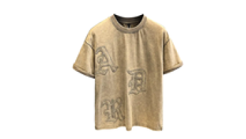 Custom Summer Chenille Embroidery Combed Cotton Tshirt Over Size Tshirts for Men1