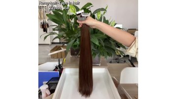 invisible natural straight cuticle aligned virgin raw indian remy hair Wholesale tape in hair extensions 100% human hair vendors1