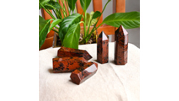 Wholesale Bulk Natural Crystal Polished Mahogany Obsidian Point for Decoration1