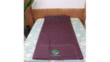 Extra Size for tall people  flame-retardant pu leather far infrared blanket low emf magic tape design detox sauna blanket1