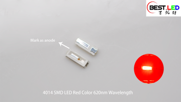 4014 SMD LED Red Color 620nm Wavelength