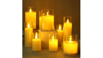 Z36 Wedding Festival Decor: Battery Operated LED Flickering Candles1