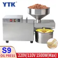220V 110V New Stainless Steel Oil Press for Small Household Oil Press To Extract Coconut Oil and Peanut Oil