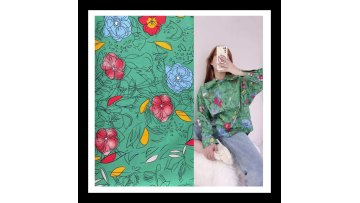 2021 new product  100 D polyester 4 four way Stretch fabric plain woven polyester spandex fabric for garment1