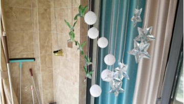 Factory Hot Sale Color Changing Outdoor Decoration Solar Powered Crystal Ball Wind Chime LED Wind Mobile Solar Light Wind Bell1