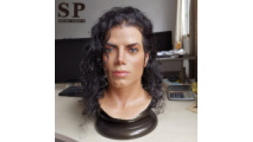 New design hyper realistic lifesize MJ silicone figure, silicone bust, silicone sculpture for all worldwide figure collectors1