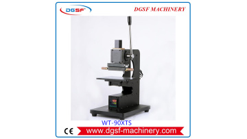 Small Manual Bronzing And Marking Machine WT-90XTS