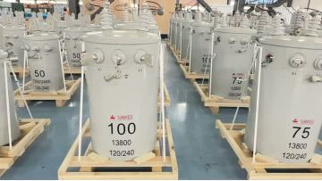 100KVA 13800V 120/240V POLE MOUNTED TRANSFORMER