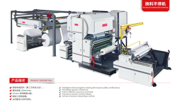 A water-based dry laminating machine