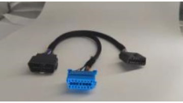 Delicate automotive diagnostic connector wires