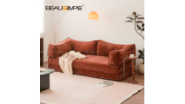 Orange customizable Color Nordic Compression Sofa External Manufacturer Sealed Compression Sponge Cloud Compression Sofa1