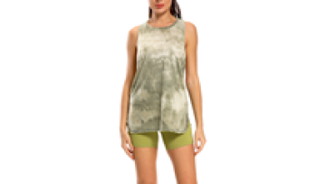 Custom Logo Women Sport Sleeveless Tank Top Cotton Woman Clothing Tie Die Tops1